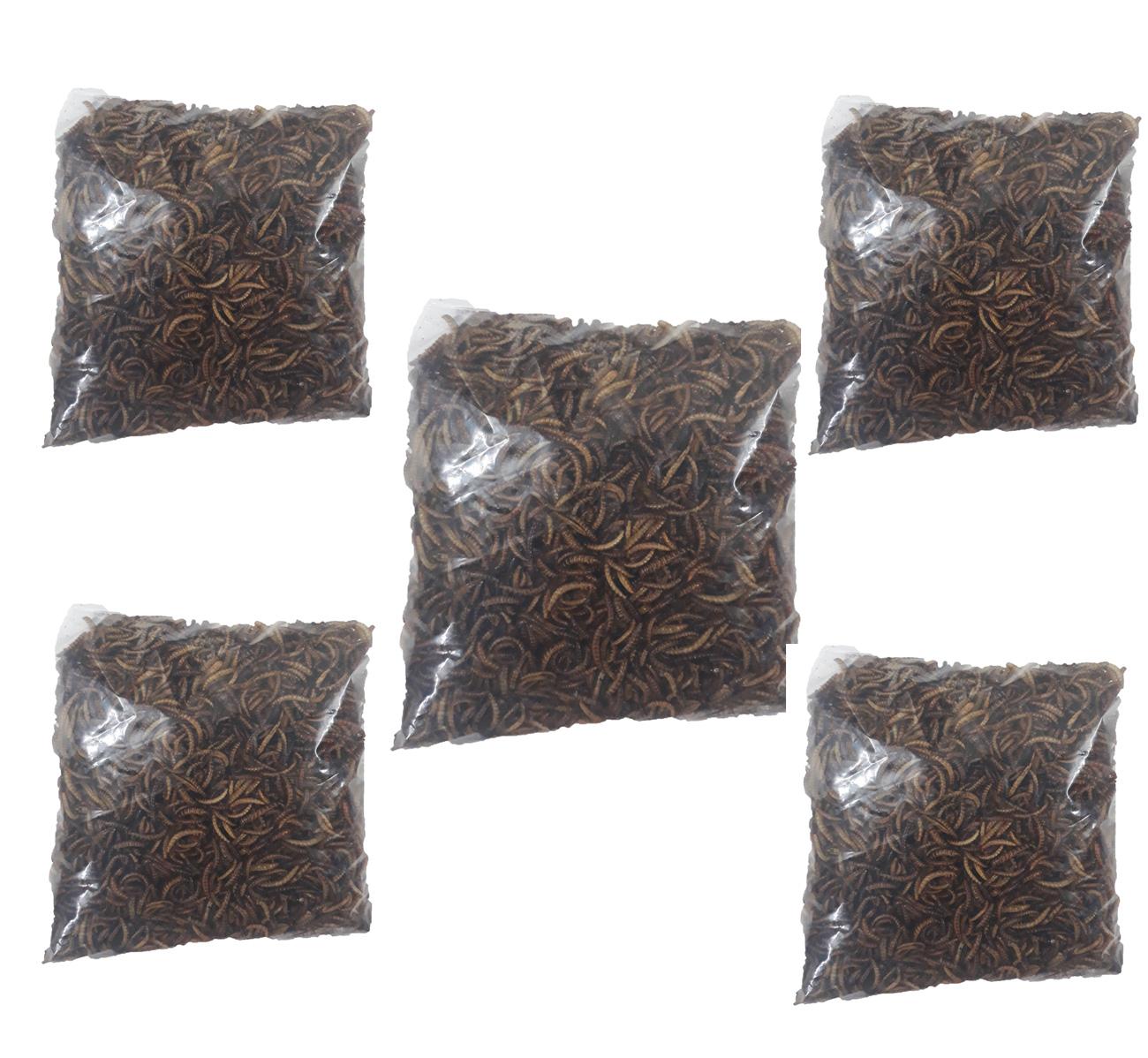 Combo 5 Gói Sâu Khô Cho Chim Ăn 25g - Sâu Khô Cho Gà Trộn Chung Với Cám - Thức Ăn Chim