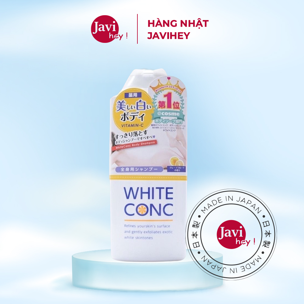 Sữa tắm dưỡng trắng white conc 150ml 360ml nhật bản