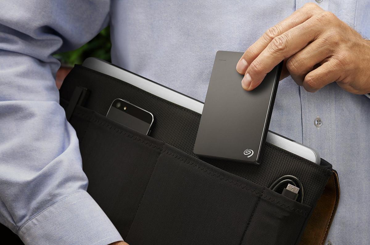 [HCM]Ổ Cứng Di Động 2TB Seagate Backup Slim Plus + Bao da