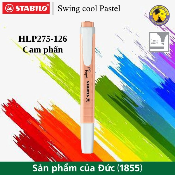 Bút dạ quang STABILO Swing Cool Pastel + Original 275