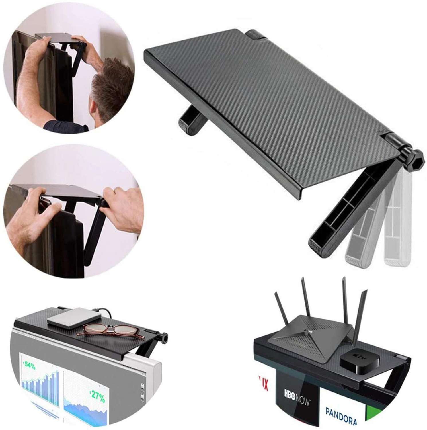Kệ để đồ gác tivi - máy tính