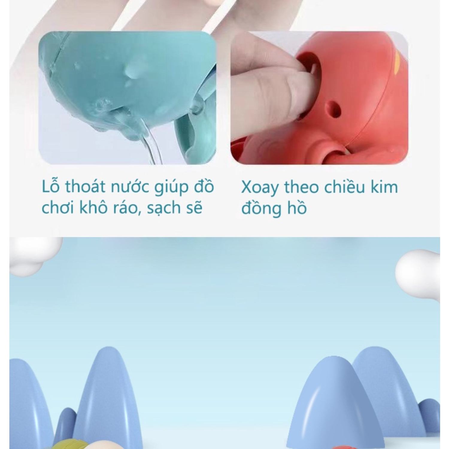 Đồ Chơi Rùa Bơi Trong Nước Chạy Cót