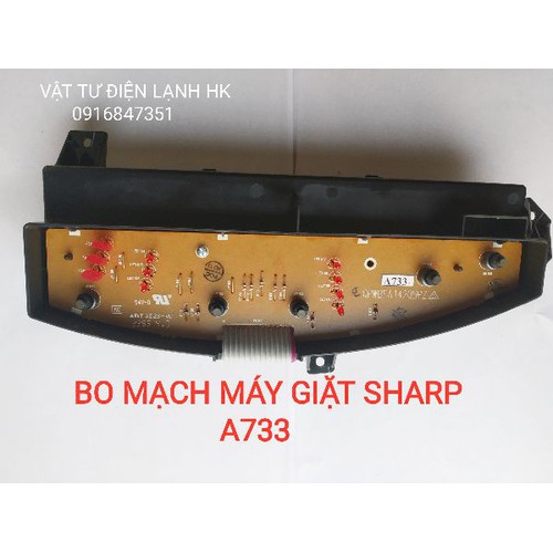 Bo mạch máy giặt SHARP - broad A733 - mạch sharp A733