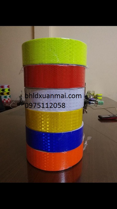 Decal dán phản quang bản rộng 5cm