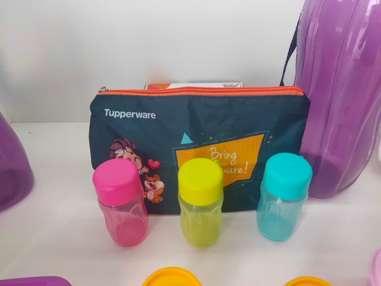 BỘ BÌNH NƯỚC ECO BOTTLE 90ML (3) TUPPERWARE CHÍNH HÃNG