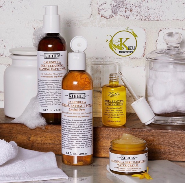 BỘ DƯỠNG DA MẶT - 4 MÓN MINI HOA CÚC KIEHLS CALENDULA