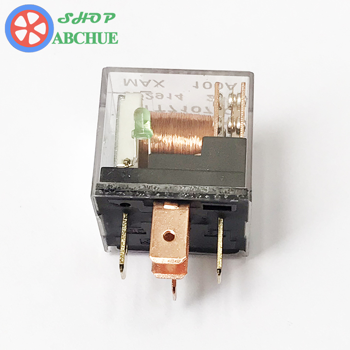 Rơ Le 5 Chân 24V 100A Nhựa Trong