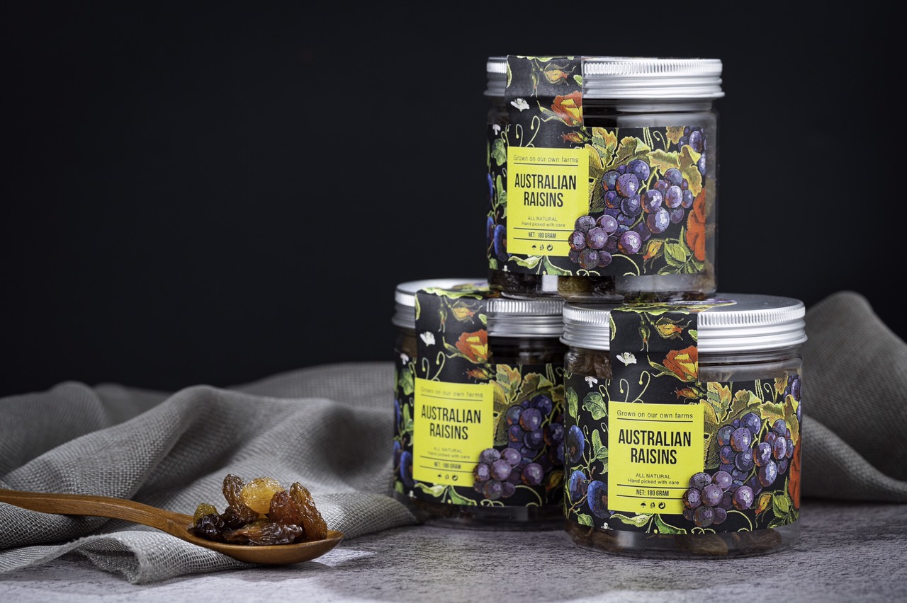 NHO KHÔ RAISINS_200G NHẬP KHẨU ÚC