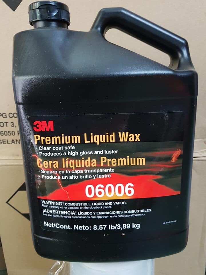 Sáp đánh bóng xe ô tô 3M 06006 Premium Liquid Wax dung dịch, xi tạo bóng 1Kg mẫu mới