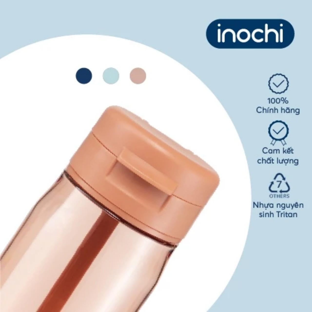 [Mega] Bình nước Kita Fami inochi Size (350/500/700ml) (Nhiều màu) [inochi.store]