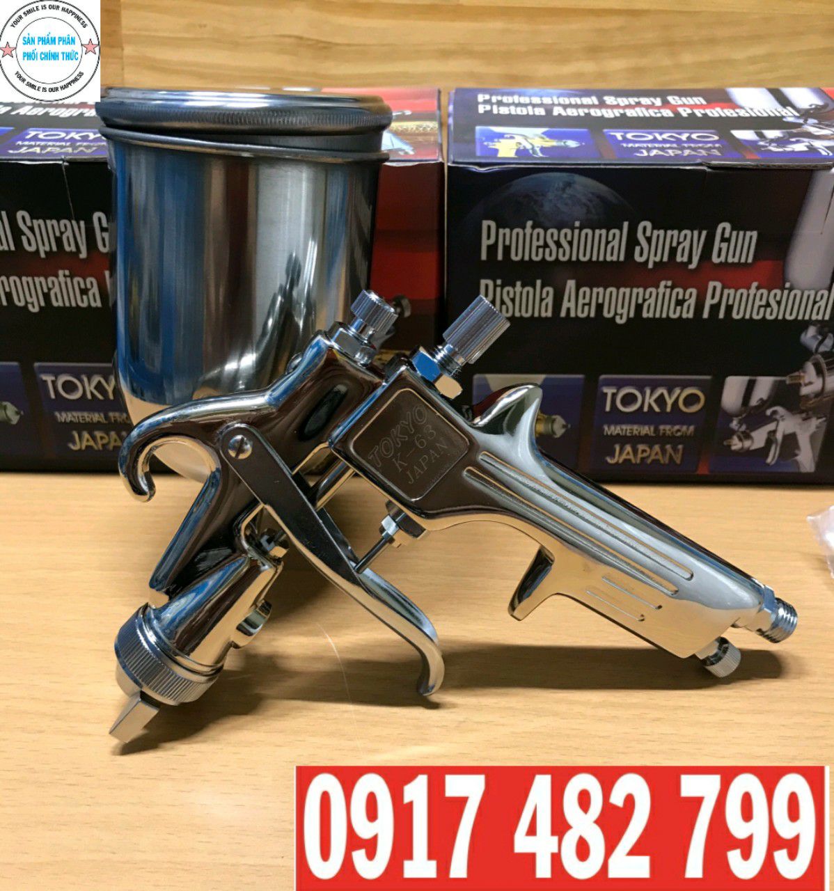 Dụng cụ phun sơn k63 tokyo