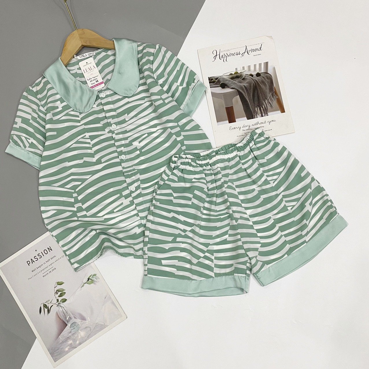 [Freeship] Đồ bộ nữ mặc nhà, set đồ ngủ lụa latin, mango cao cấp Pyjamas nữ cộc đùi, Pyjama Queen, chất lụa mềm mại, êm ái