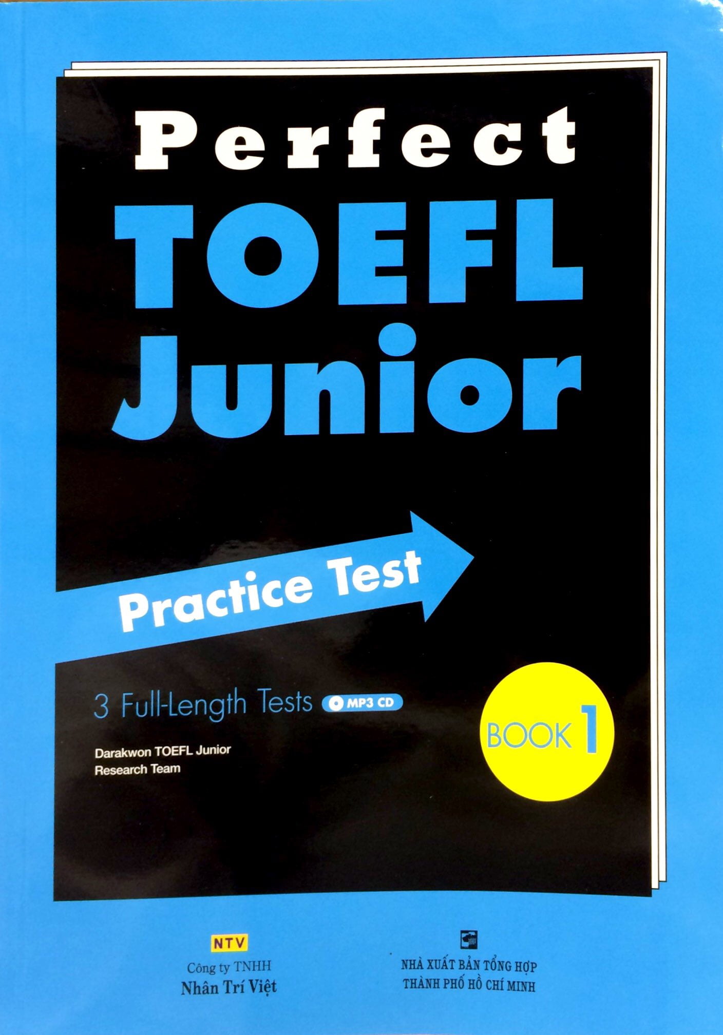 Perfect toefl junior practice test book 1 cd