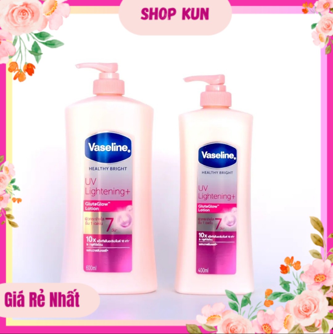 Sữa dưỡng thể vaseline 10x uv extra brightening ngọc trai 320ml - 500ml mềm mịn , nâng tone da , chống lão hóa , cấp ẩm