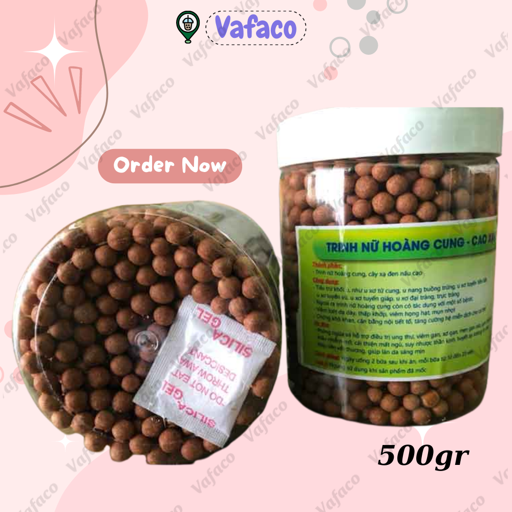 viên trinh nữ hoàng cung cao xạ đen ( hũ 500g)