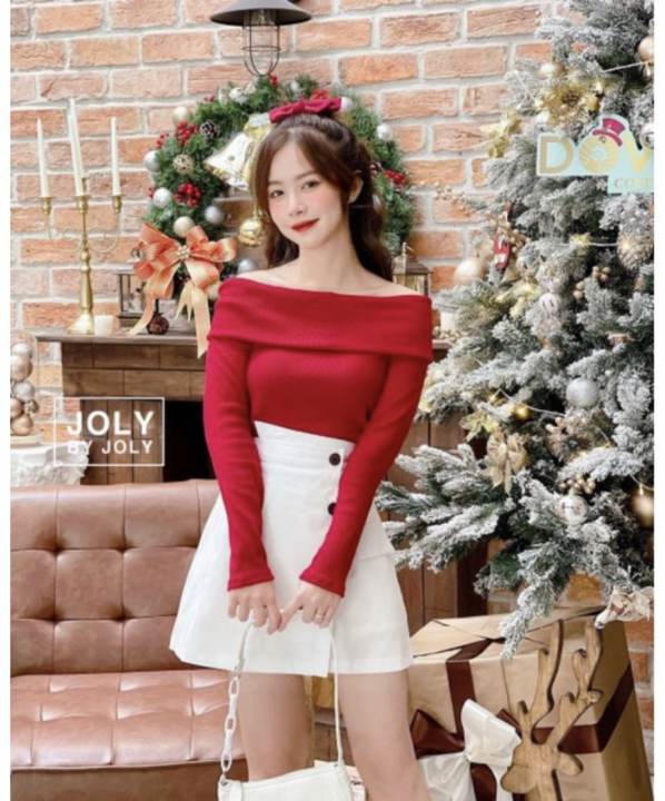 SÉT ÁO TRỄ VAI KÈM CHÂN VÁY PHỐI NÚT SIÊU TRẺ TRUNG NĂNG ĐỘNG CHO CÁC CÔ NÀNG – WIN SHOP – LĐ – OEM >>> top1shop >>> lazada.vn