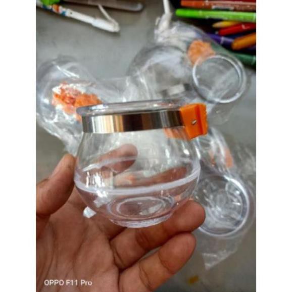 2 hủ nhựa đựng thức ăn cho chim sáo cóng đựng thức ăn cho nhồng máng thức ăn cho chim vẹt