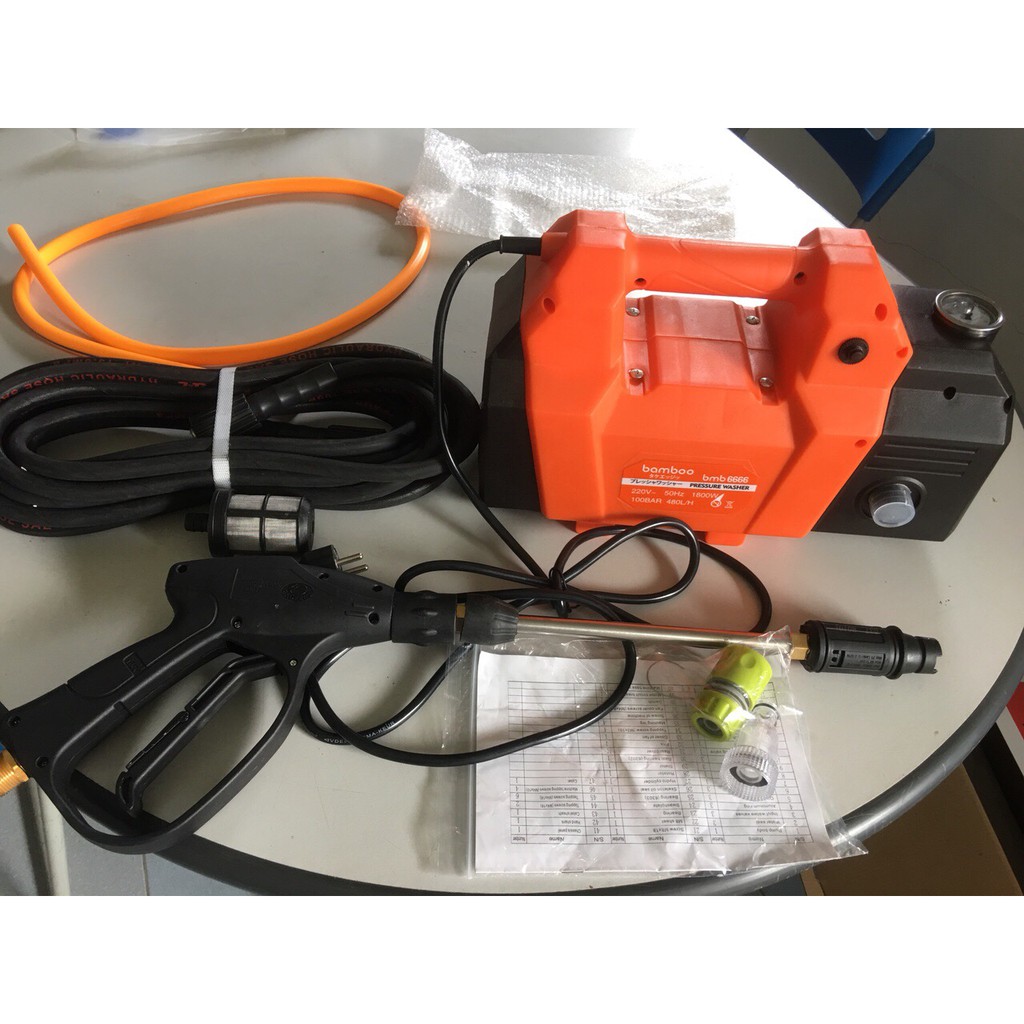 Máy Rửa Xe 1800W Bamboo 6666