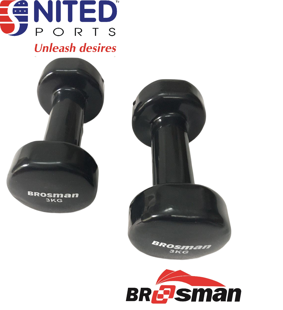 TẠ TAY CAO CẤP BROSMAN 3KG