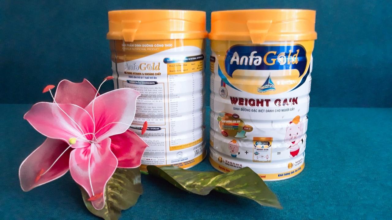 Sữa anfa weight gain