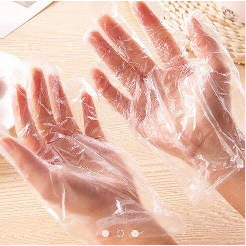 Găng Tay Nilon Sử Dụng 1 Lần (Bịch 100 cái)