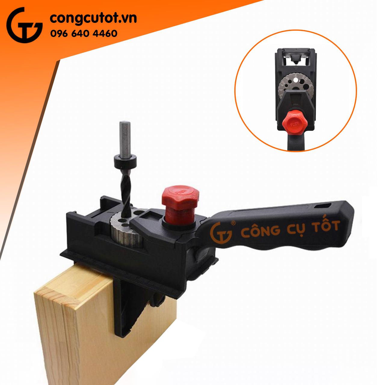 Bộ dưỡng khoan mép 10 lỗ thẳng 3-12mm
