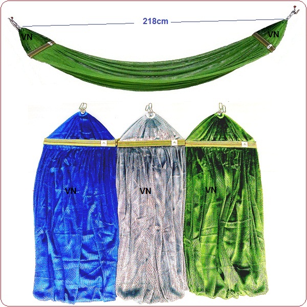 [HCM]Võng Lưới Thông Thoáng Cán Thép 2 Lớp dày dặn 165 x 220 cm chắc chắn ( nhiều màu )