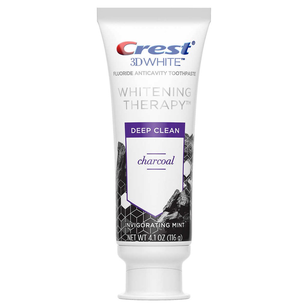 [HCM]Kem đánh răng Crest 3D White Charcoal Deep Clean Toothpaste 116g