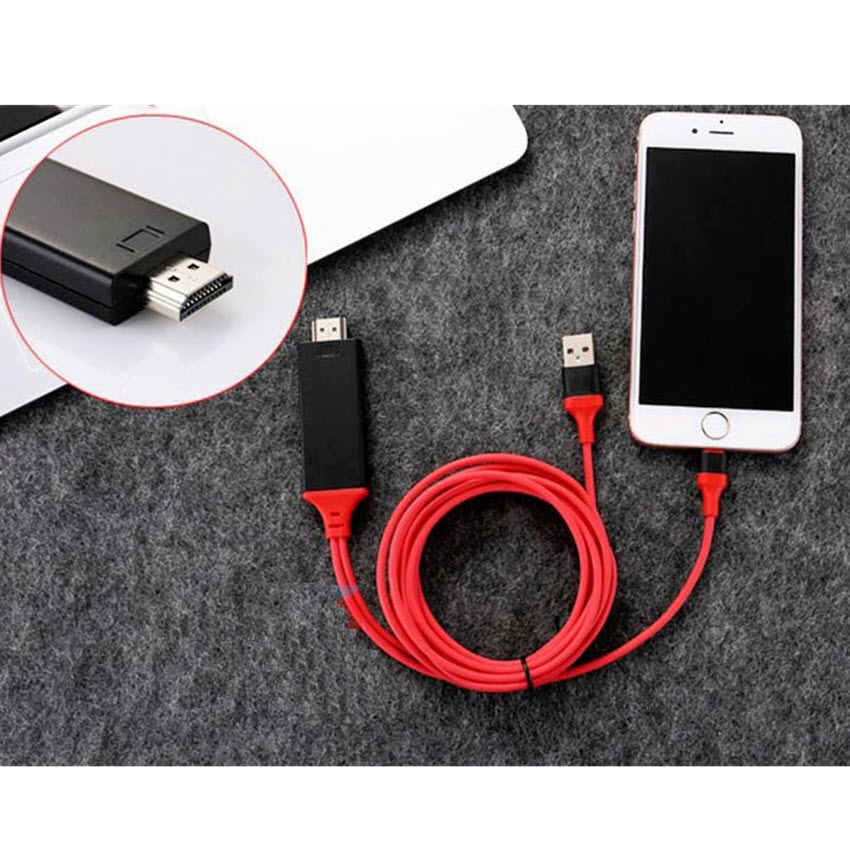 CÁP IPHONE LIGHNING RA HDMI LÊN TIVI LCD CHẤT LƯỢNG CAO