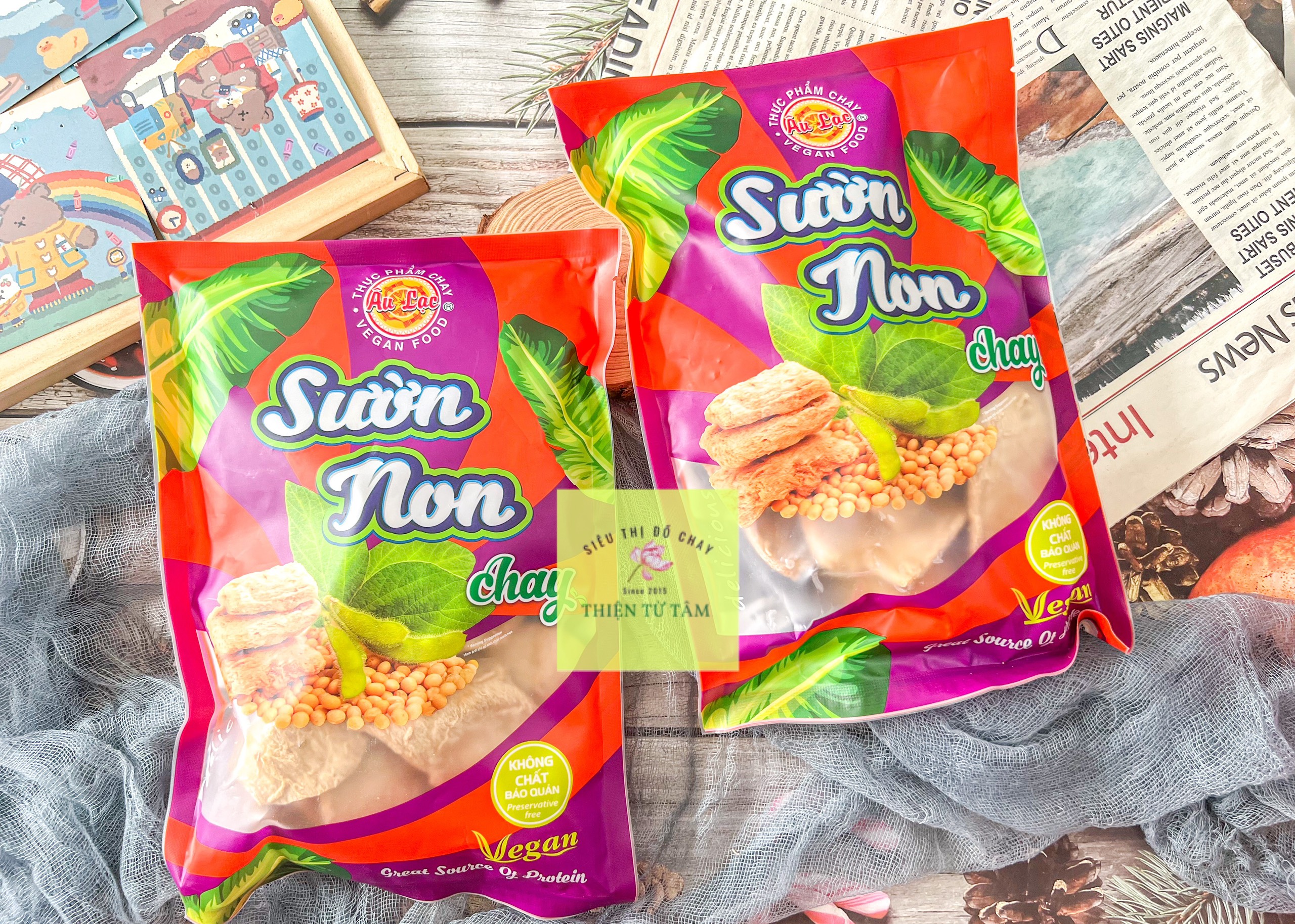 Sườn non 1 âu lạc nguyên liệu thơm ngon chế biến dễ dàng gói 100g