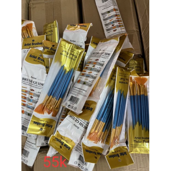 Cọ vẽ acrylic các loại