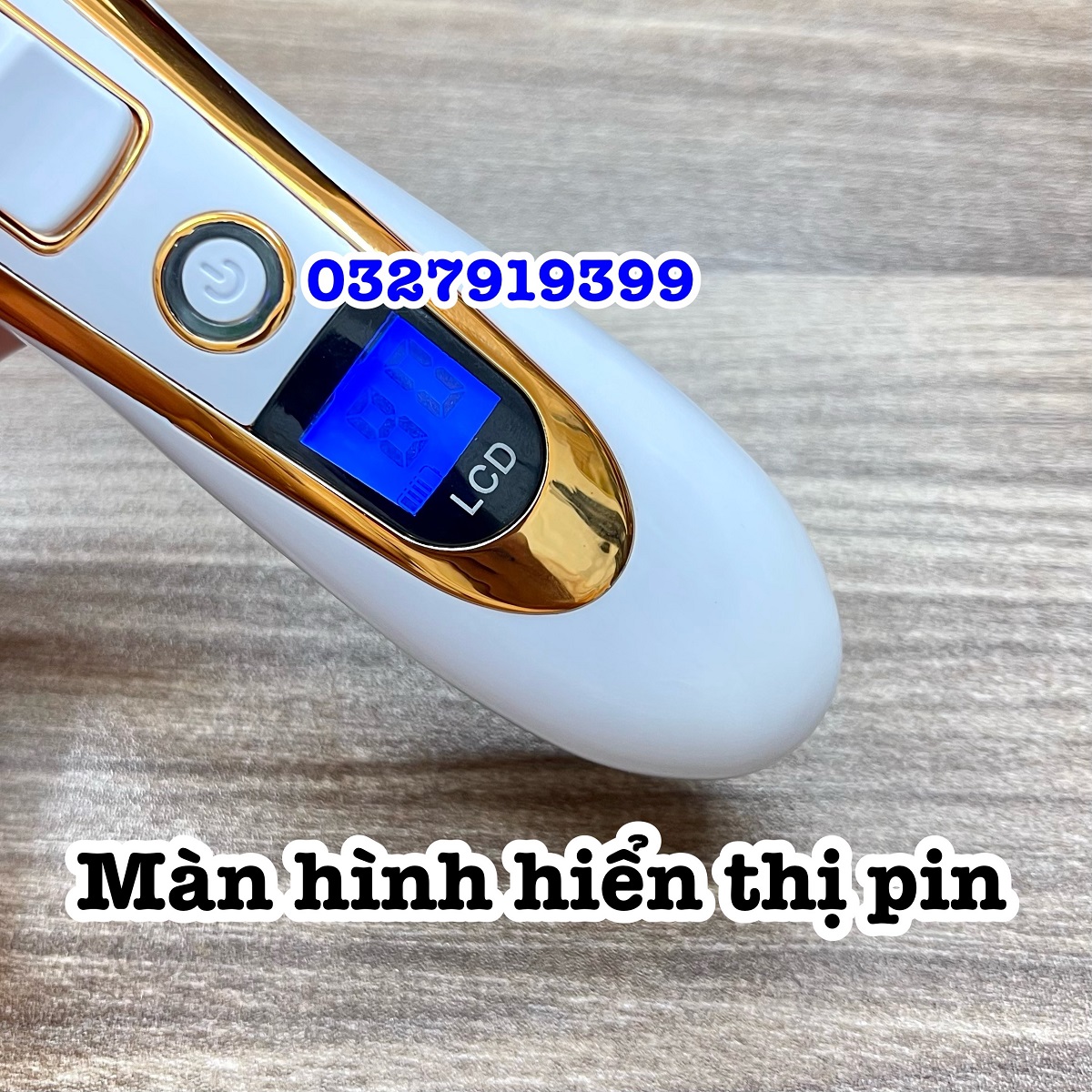 Pulis Hair Trimmer Rfcd-7800 Professional Titanium Ceramic Lcd Screen 2 Batteries 1400Mah for Women Professional Hair Trimmer