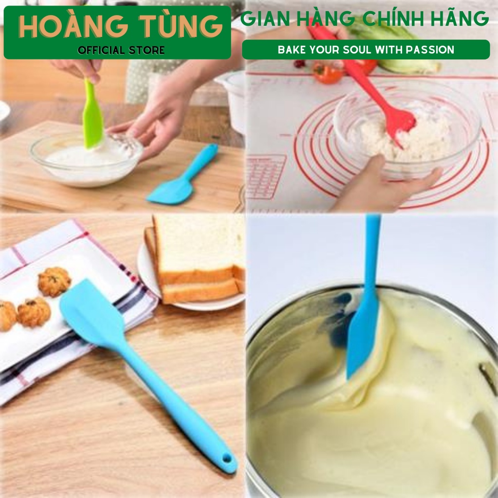 Spatula - Phới Dẹt Trộn Bột Đúc Cao Cấp