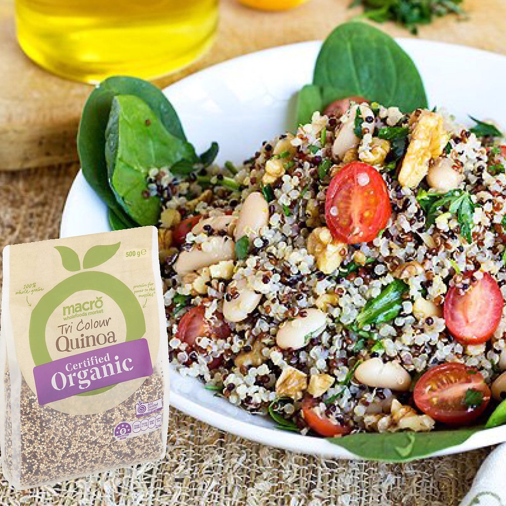 Hạt diêm mạch hữu cơ Macro White Quinoa Organic 500g - Úc