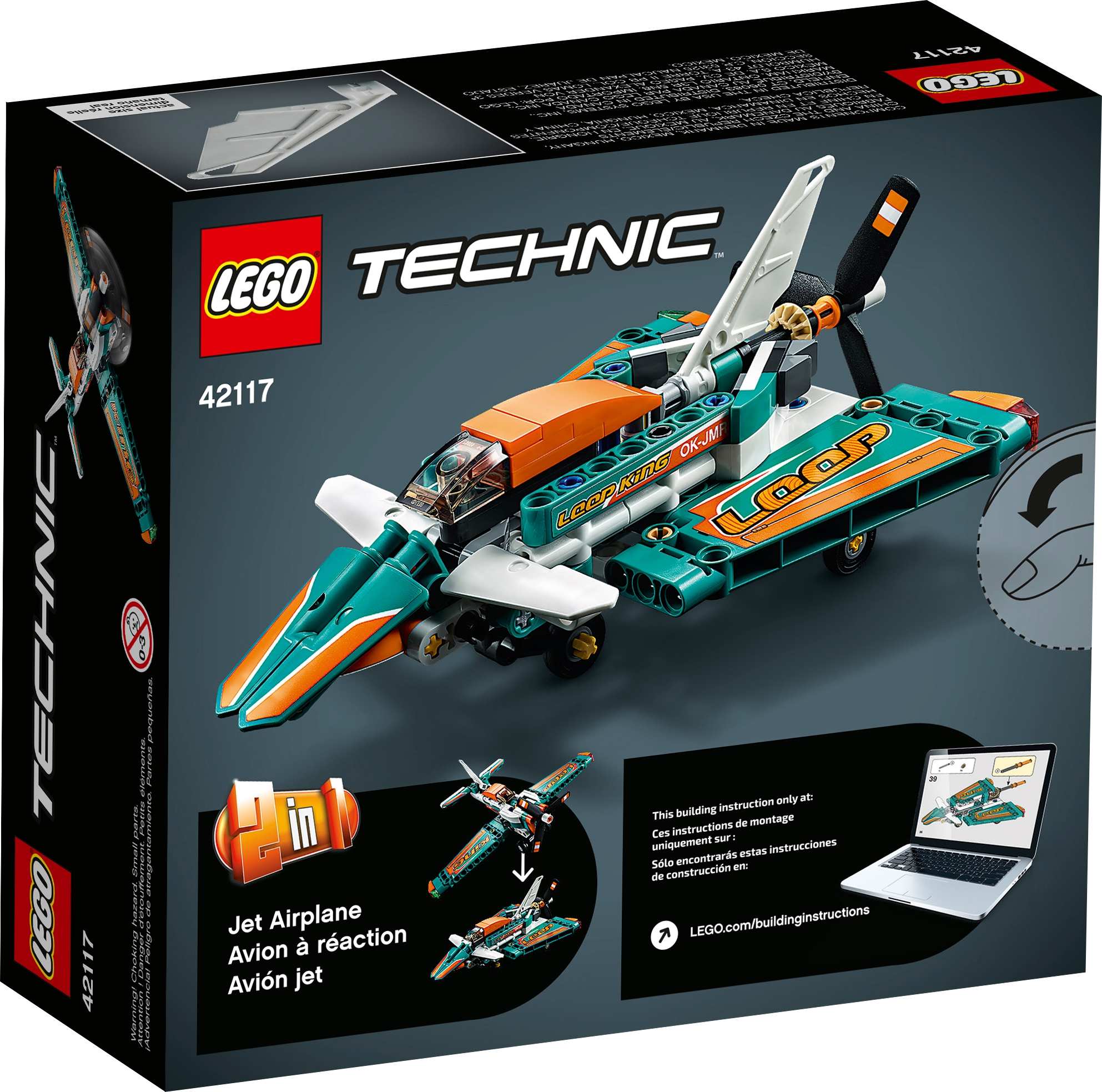 Lego Technic 42117 - Phi cơ đua (Chính hãng)