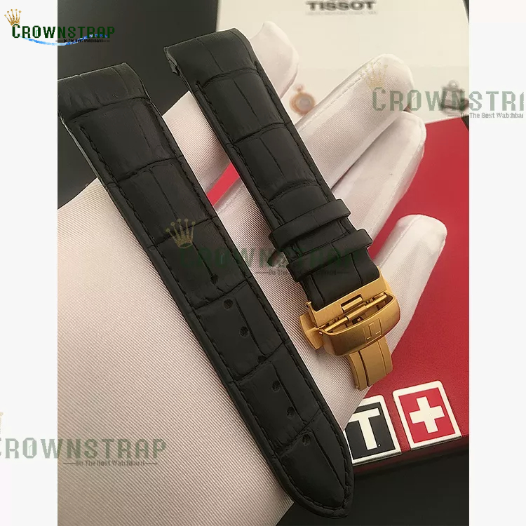 [SALE SỐC] Dây đồng hồ Tissot da cá sấu size 19mm (màu nâu) CAO CẤP