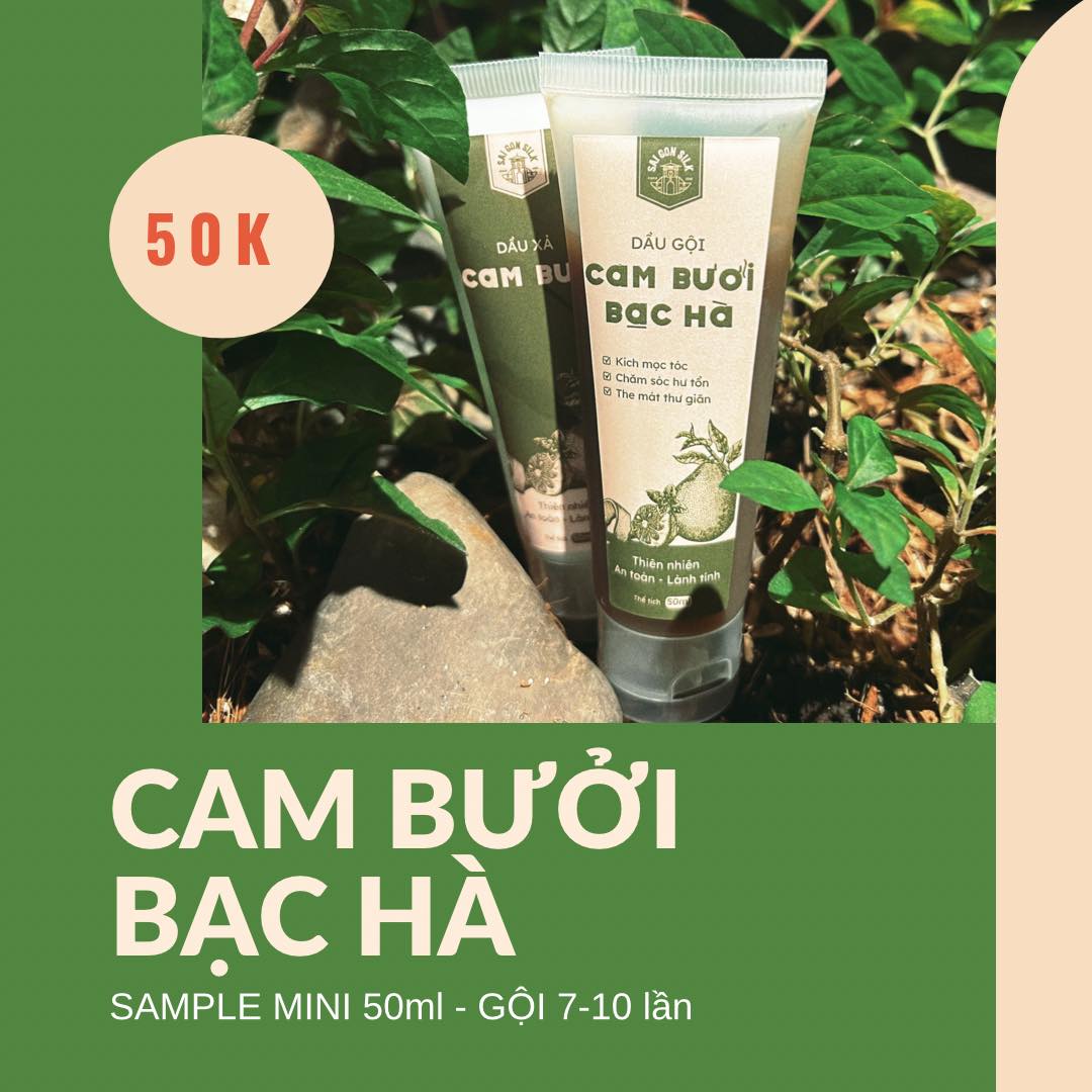Bộ sưu tập Sample Gội Xả SAIGONSILK 50ml