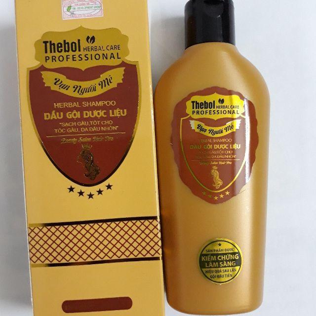 5 CHAI DẦU GỘI DƯỢC LIỆU THEBOL (màu vàng)