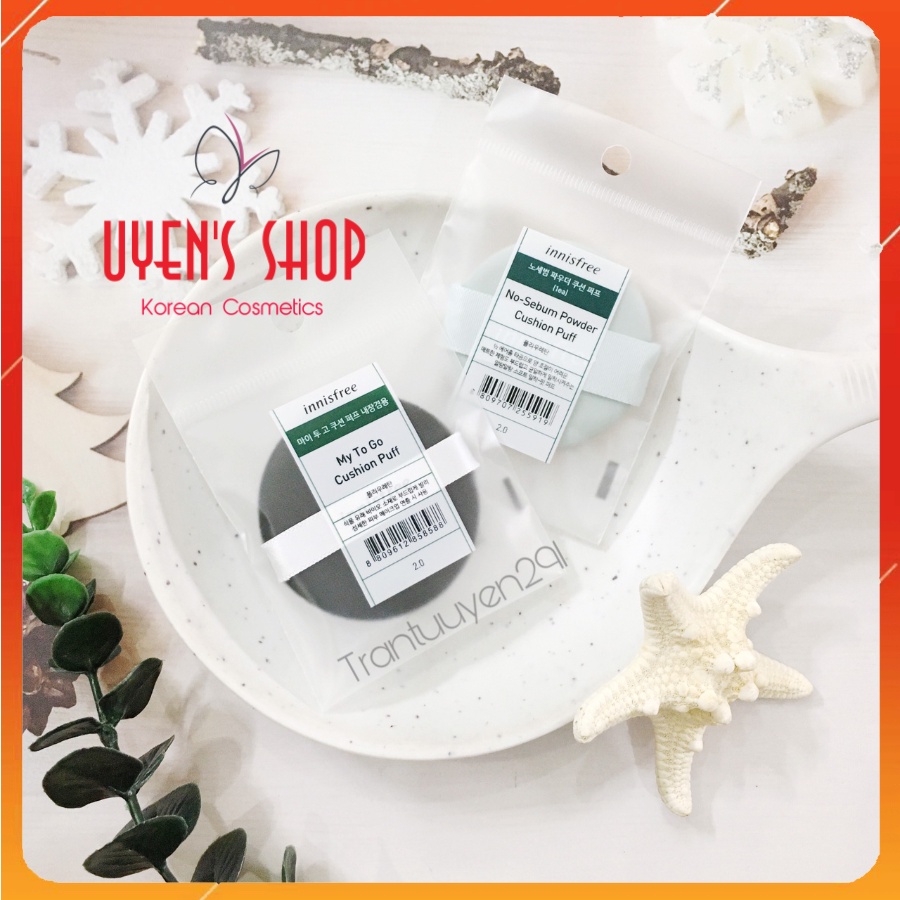 Bông đánh phấn nước Innisfree Air Magic/ Light fit Cushion Puff