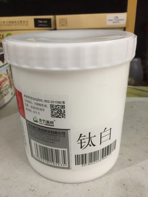 MÀU ACRYLIC 3D 1200ML (TRẮNG TO)