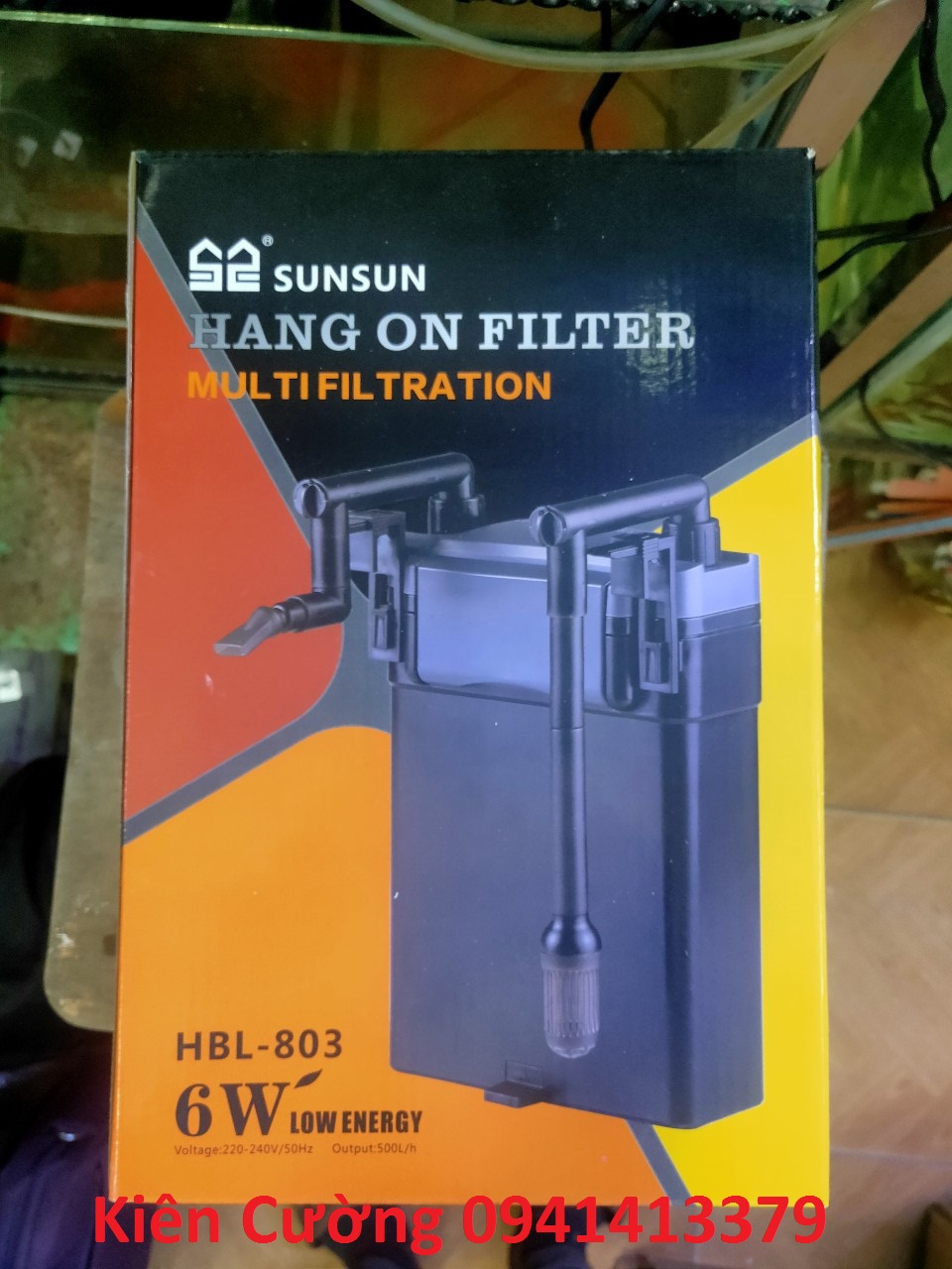 Máy Lọc treo thành bể cá HBL-803 Lọc treo giá rẻ