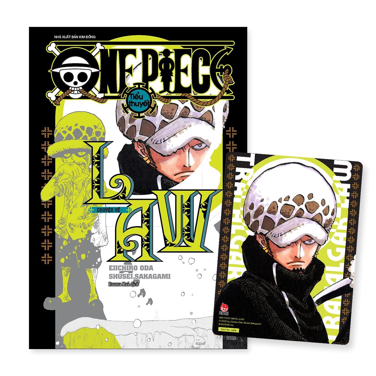 Sách - tiểu thuyết one piece - chuyện về law - nxb kim đồng