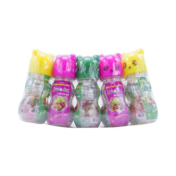 10 lo Kẹo Dẻo Abu Adi Hương Hoa Quả Bibica 15 Viên