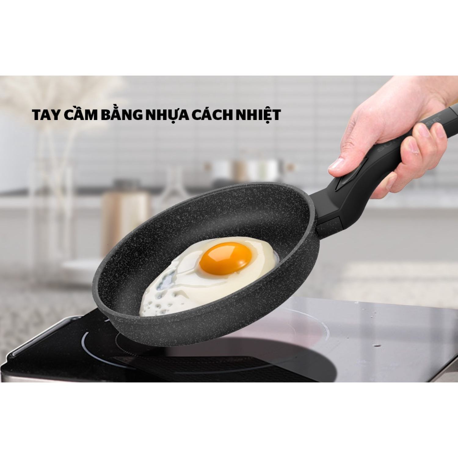 Chảo chống dính SUNHOUSE SBD18/SBD20/SBD24/SBD28/SBD30