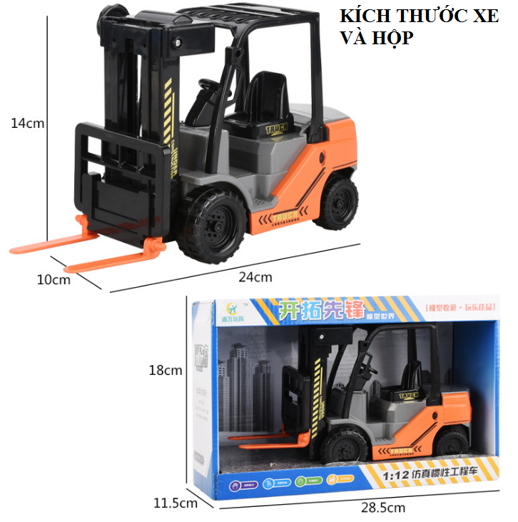 Xe nâng đồ chơi trẻ em bằng nhựa