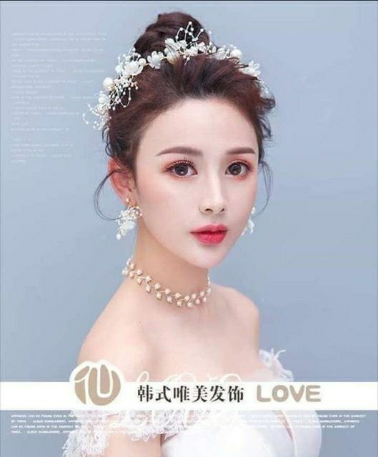 Bộ cài tóc  cô dâu