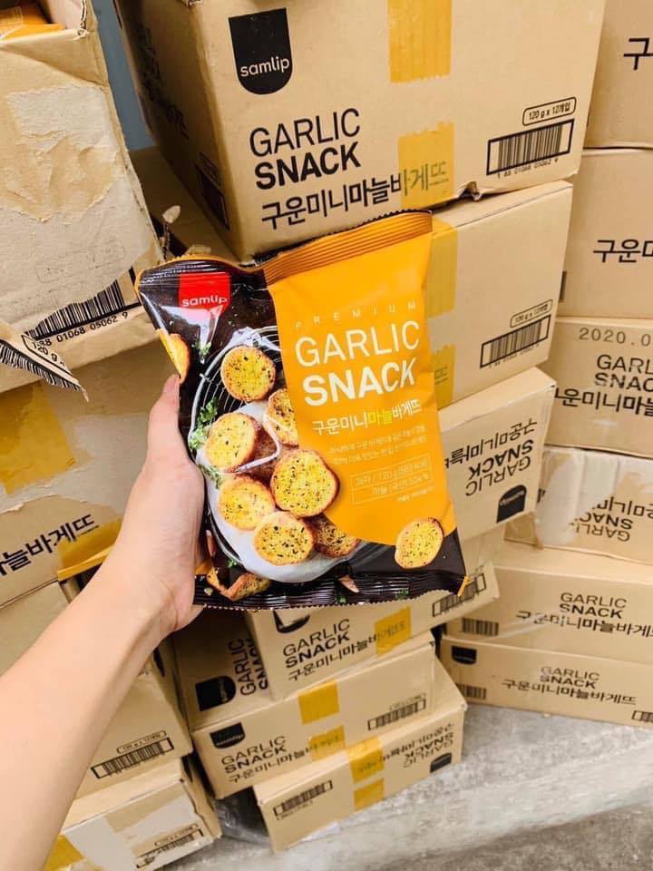 SNACK BÁNH MÌ BƠ TỎI SAMLIP