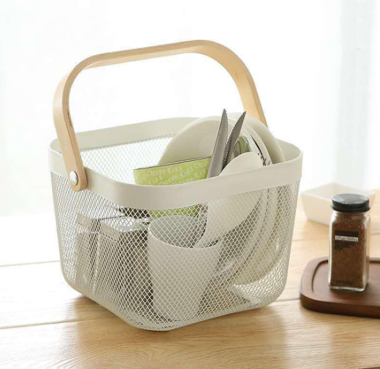 Giỏ trắng 25x26x18 cm RISATORP