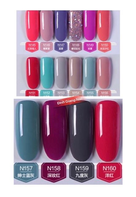 Sơn gel mini mã từ 61-120 (có 160 màu)