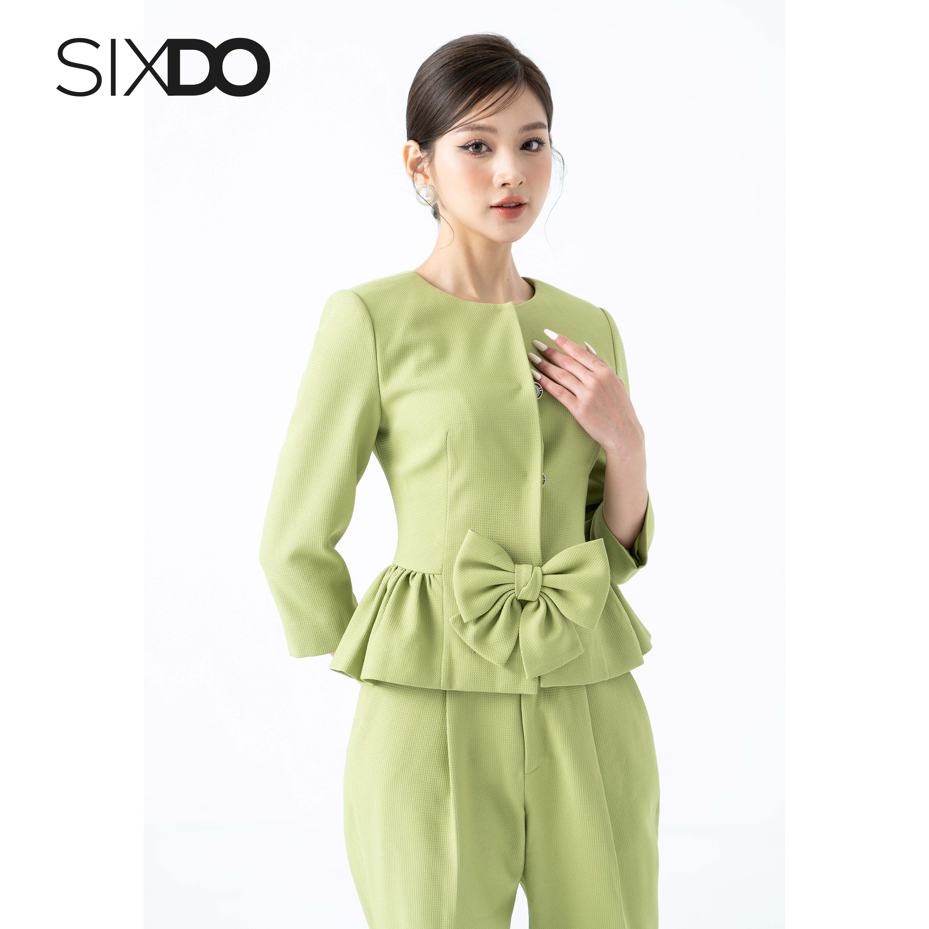 Quần âu nữ túi hai bên SIXDO (Raw Pants)